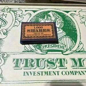 Trust Me Vintage 1981 Parker Brothers Board Game Replacement Shares